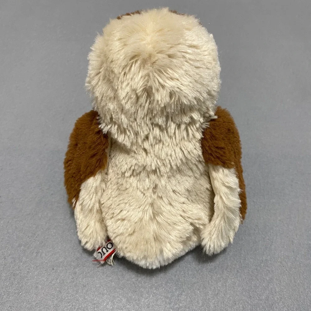 Douglas Cuddle Toys Barn Owl Plush Brown White Bird Stuffed Animal 6.5 Inch